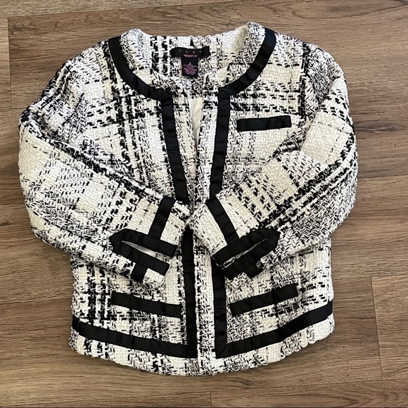 Arden B Tweed Blazer Jacket. - Picture 3 of 8